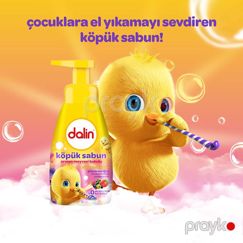 Dalin Orman Meyveli Köpük Sabun 200 Ml Köpük Sabun Uşaqlarınız Üçün Dalin Köpük Sabun 0% Paraben Boya — Gözəllik və səhiyyə, Bakı (3)