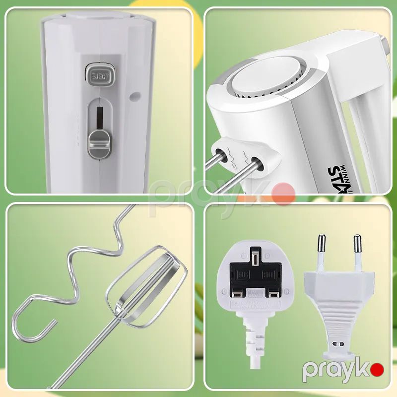 Wınnıng Star ST-5533 Elektrikli Yumurta Çırpıcı Məqsədli Mini Çırpıcı Əl Mikseri — Blenderlər, xırdalayanlar və mikserlər, Bakı (6)