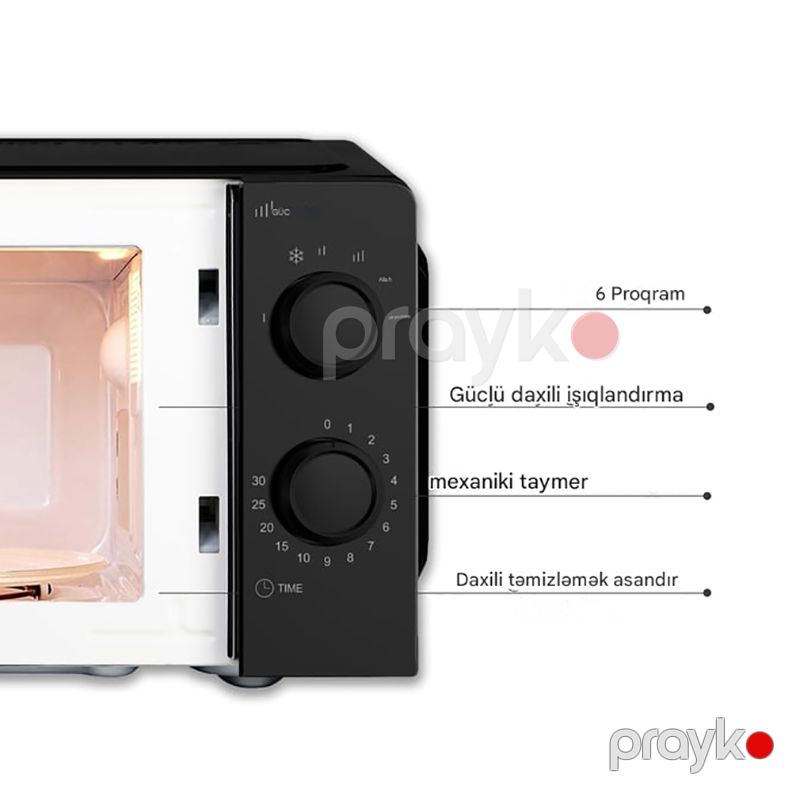 Kumtel HM-01 Elektrikli Rəqəmsal Mikrodalğalı Soba — Mikrodalğalı sobalar, Bakı (6)
