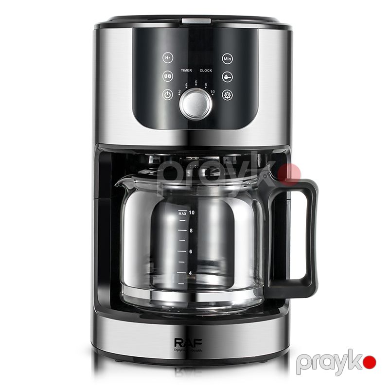 Elektrikli qəhvə dəmləyicisi RAF R.110 Aroma Filtrli Qəhvə Maşını Üyüdücü ilə 1.8L 1000W Qara Kofe maşını — Digər mətbəx texnikası, Bakı (2)