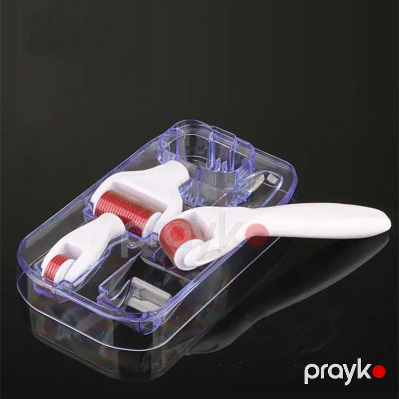 4-ü 1-də Derma Roller Xanımlar Üçün Mikro İğne Terapiyası Üz və Gözlər Üçün Müxtəlif Ölçüdə Paslanmaz Polad Dəriyə Qulluq Dəsti — Gözəllik və səhiyyə, Bakı (5)