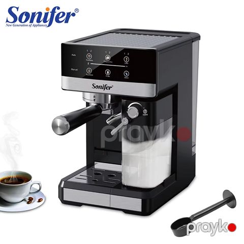 Sonifer SF-3575 Çoxfunksiyalı Qəhvə Maşını Yüksək Keyfiyyətli Kappuçino Espresso Kofe Hazırlayan Aparat 1350W — Bakı