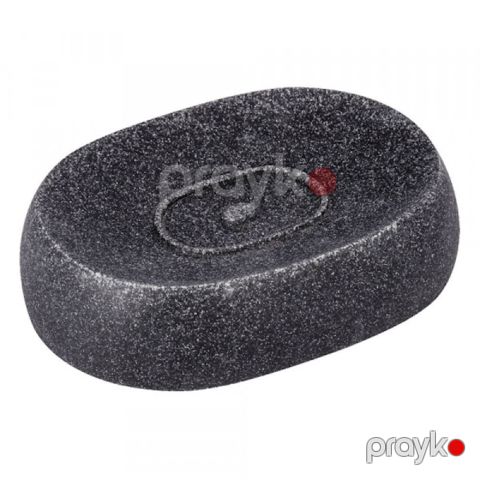 Sabun qabı Wenko Puro Antracite, 8.9x12.5x3.1 sm, sintetik qatran, boz — Bakı