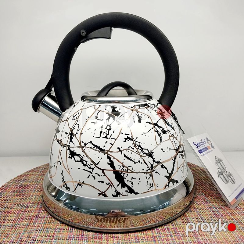 Sonifer SF-2516 Paslanmayan Polad Böyük Tutumlu Polad Çaydan 3.5L Tutumlu İnduksiya Çaydanı — Çaynikler və qəhvə qabları, Bakı (3)