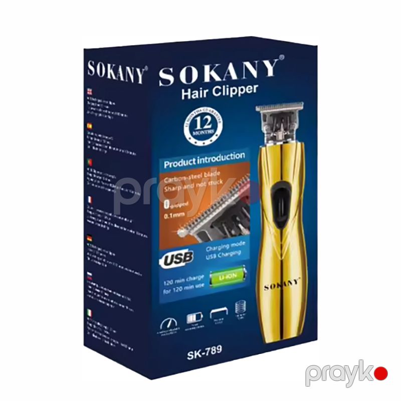 Sokany SK-789 Elektrikli Saç Təraş Maşını Yüksək Keyfiyyətli Trimmer Saç Saqqal Təraş Maşını — Usturalar, trimmerler və epilyatorlar, Bakı (6)