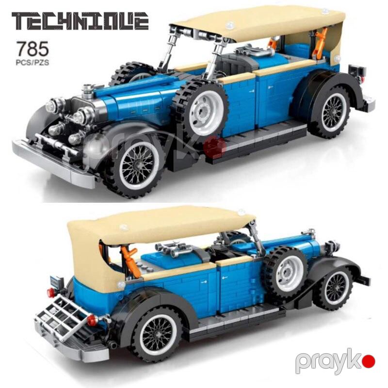 Technique Sembo City Klassik Lego Avtomobil MOC Modeli Klassik Kabriolet Yarış Avtomobili Tikinti Blokları Lego Oyuncaqlar 785 blok — Oyuncaqlar, Bakı (3)