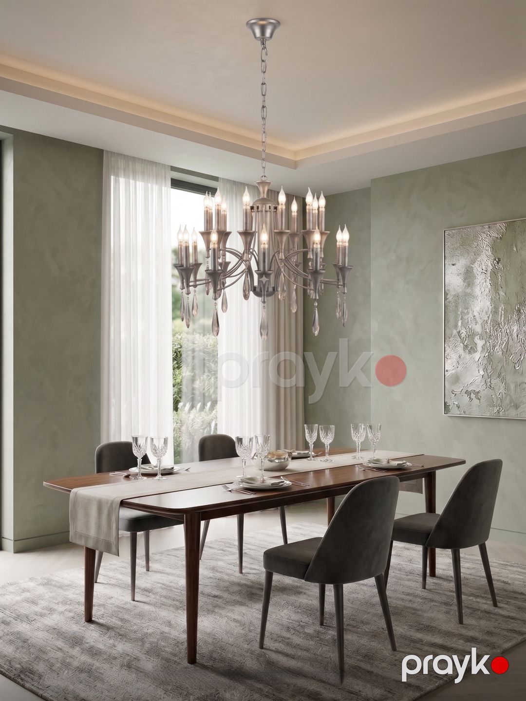 Asma çılçıraq R5050LH, 24 lampalı — Mallar, Bakı (2)