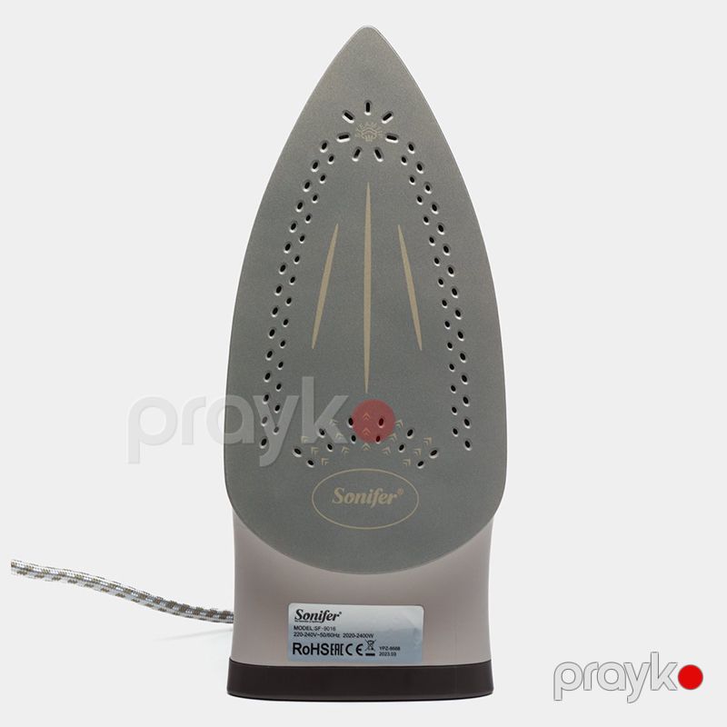 Sonifer SF-9016 Masa Üstü İstifadə Üçün Küksək Güclü Keramika Altlıqlı Elektrikli Buxarlı Ütü 2400W — Ev texnikası, Bakı (6)