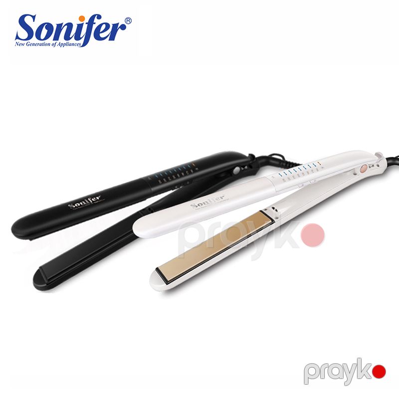 Sonifer SF-9501 elektrikli sensor ekranlı keramika örtüklü saç düzləndiricisi peşəkar 360 dərəcə fırlanan ütü feni — Fən, Bakı (2)