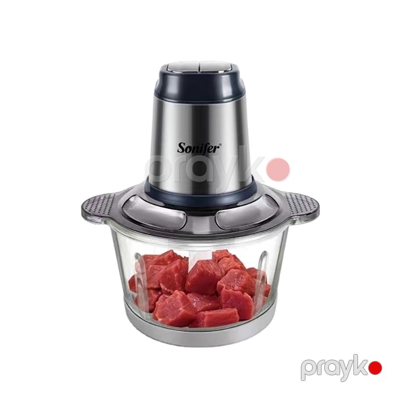 Sonifer SF-8078 Doğrayıcı 300W 2 Sürətli Mühərrik 1.8L Qab Çoxfunksiyalı Ət Tərəvəzli Yemək Doğrayıcı Elektrikli — Ev texnikası, Bakı (3)