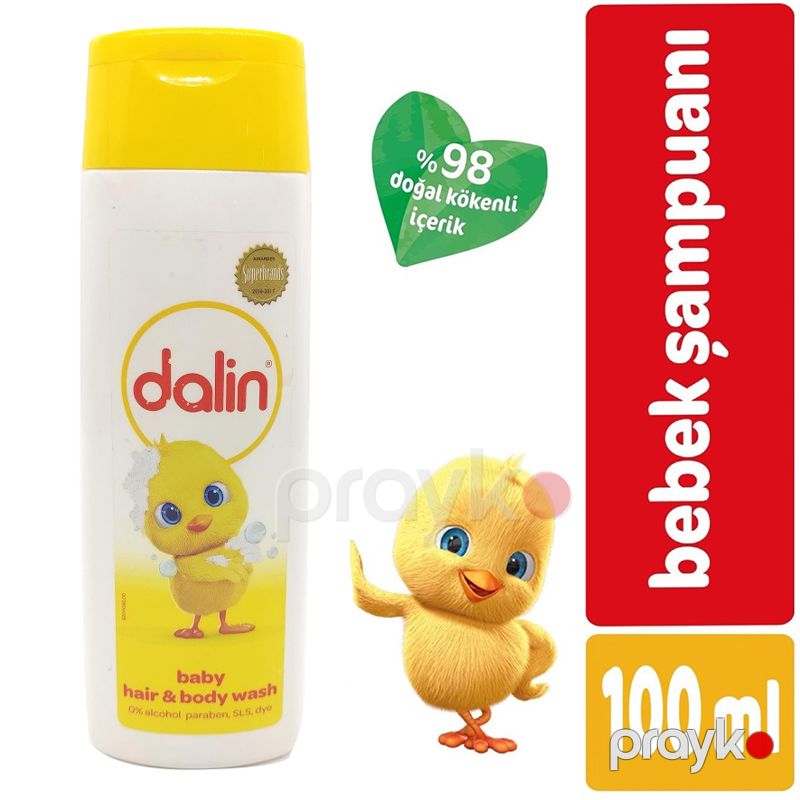 Dalin Bebek Şampun Baştan Ayağa Yıkama %0 Alkol ve Paraben İçermez 200ml Bədən Şampunu Dalin Baby Shampoo 200ml — Gözəllik və səhiyyə, Bakı (2)