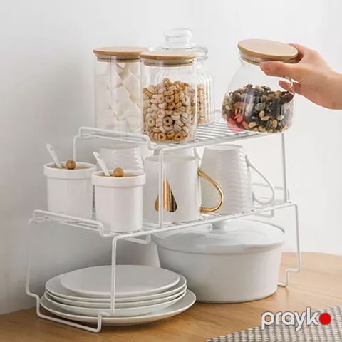 Çoxfunksiyalı Yığılabilir Mətbəx Hamam Otağı Üçün Polad Saxlama Rəfi Organizer — Bakı