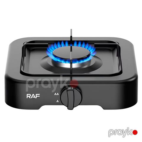 Qaz Plitəsi RAF R.8032B Qaz Sobası 1 Ocaq Qara Raf R.8032b Portativ 1 Ocaqlı Qazlı Stolüstü Soba — Bakı