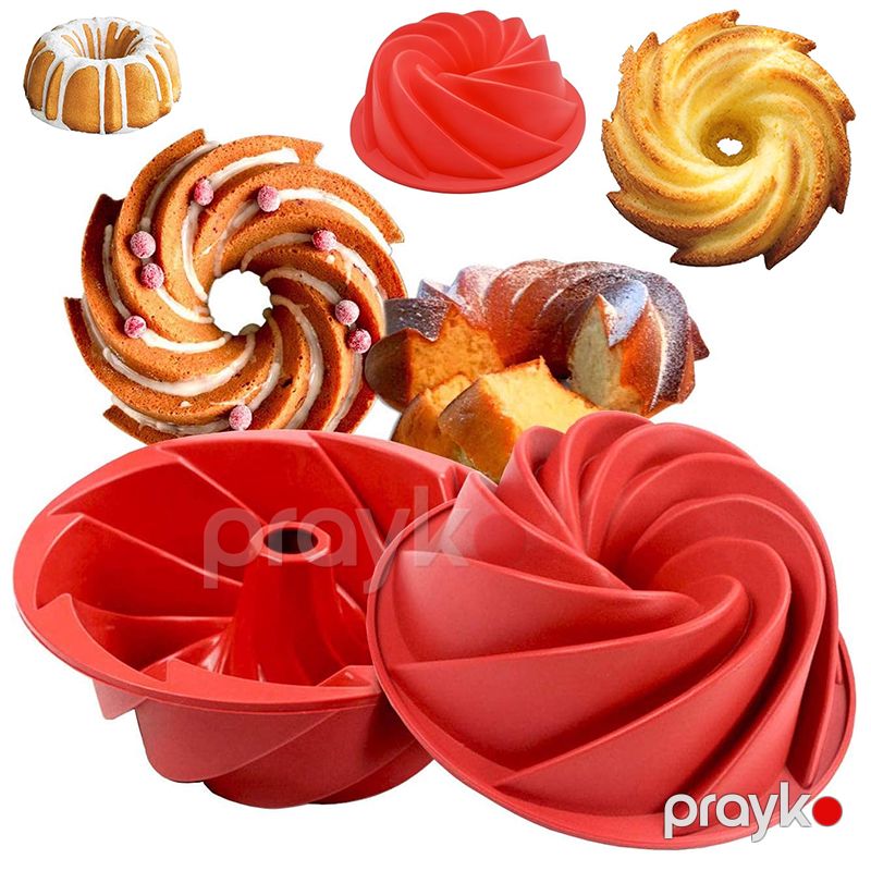 Silikon bişirmə qabı İstiliyə davamlıqalın silikon qəlib təkrar istifadə edilə bilən silikon tort keks qabı — Qablar və mətbəx əşyaları, Bakı (4)