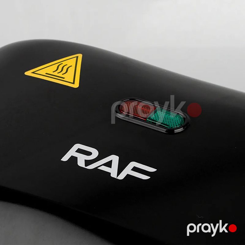 RAF Elektrikli Qril Sendviç 850W Gücə Malik Qatlana Bilən Toster LED İşıqlı Paslanmayan Polad Qril Toster 220V — Toster və vaflyasıcı, Bakı (4)