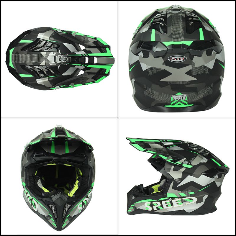 Yüksək Keyfiyyətli WLT-189 Blue Motosiklet Dəbilqəsi Motocross Cascos Tam Üz Motokros Dəbilqəsi Unisex Capacete Motocros — Velosipedlər, Bakı (4)