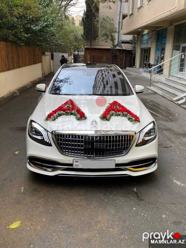 Mercedes Maybach S600, 2020 il 99-XD-444 — Minik avtomobili icarəsi, Bakı (5)