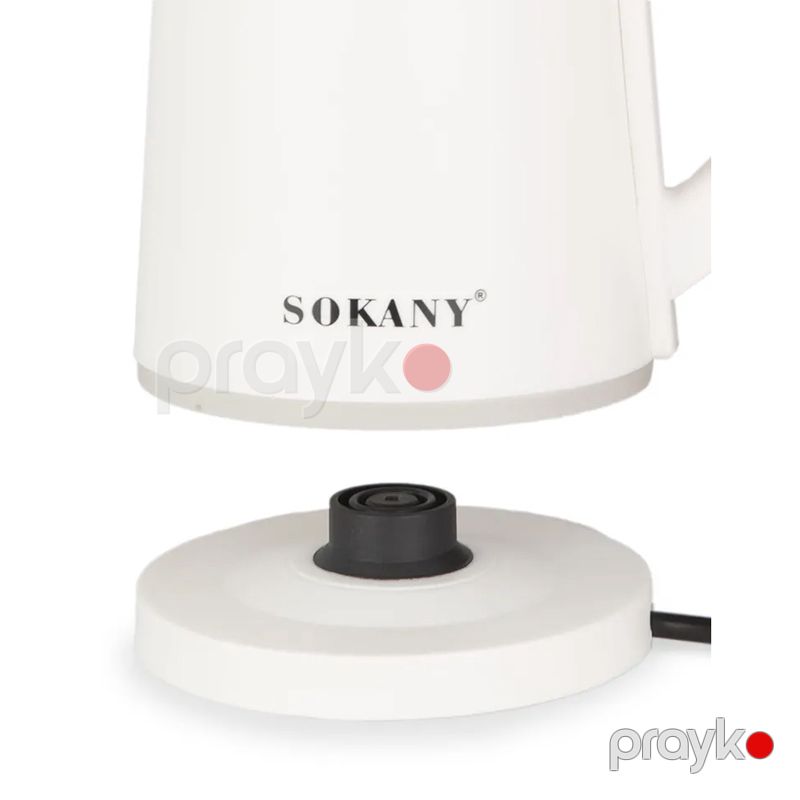Sokany SK-0808 Elektrikli Çaydan Paslanmayan Polad Elektrikli Çaydan 1200W — Elektrik çaydanları və termoslar, Bakı (4)