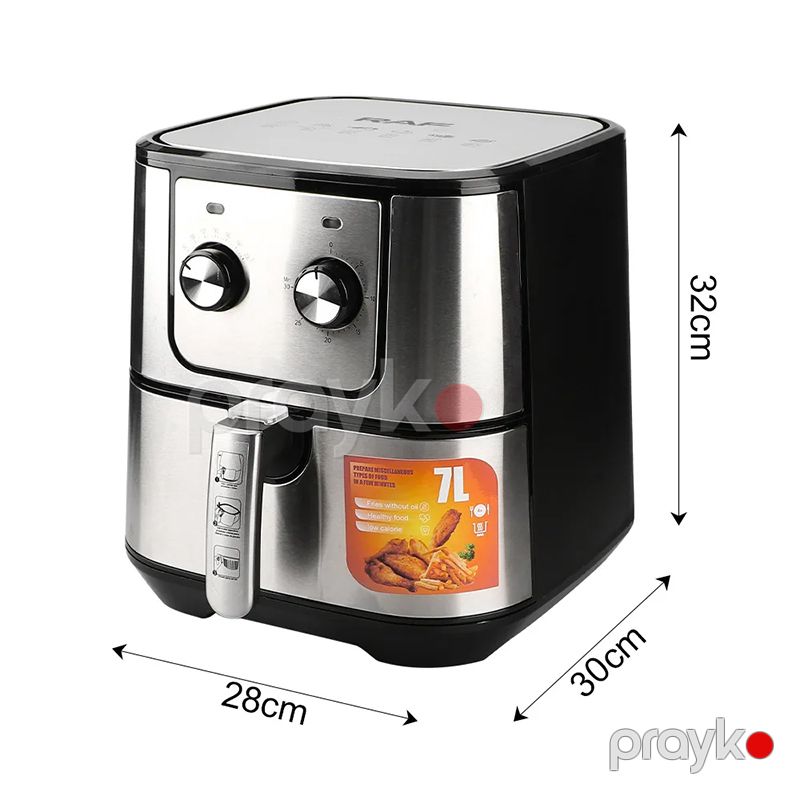 RAF R.5001 Airfryer Elektrikli Qızardıcı Hava Fritöz Tutumu 8L — Digər mətbəx texnikası, Bakı (6)