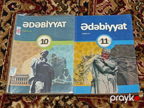Məhsul: Ədəbiyyat dərslikləri – 10 və 11-ci sinif İkisine 6 manat — Bakı