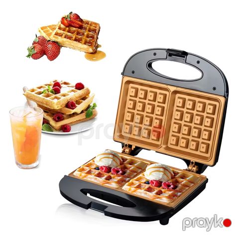 RAF İkitərəfli Qızıl Wafle Hazırlayıcı Panini Maker Mini Səhər Yeməyi Tost Hazırlayan Maşın Sandviç Vafli Maker R.274H — Bakı