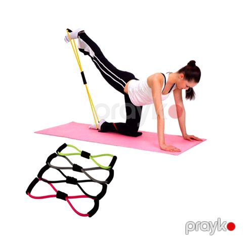Yoga Müqavimət Bandı Fitness Plates Üçün Elastik Rezin Espander — Bakı