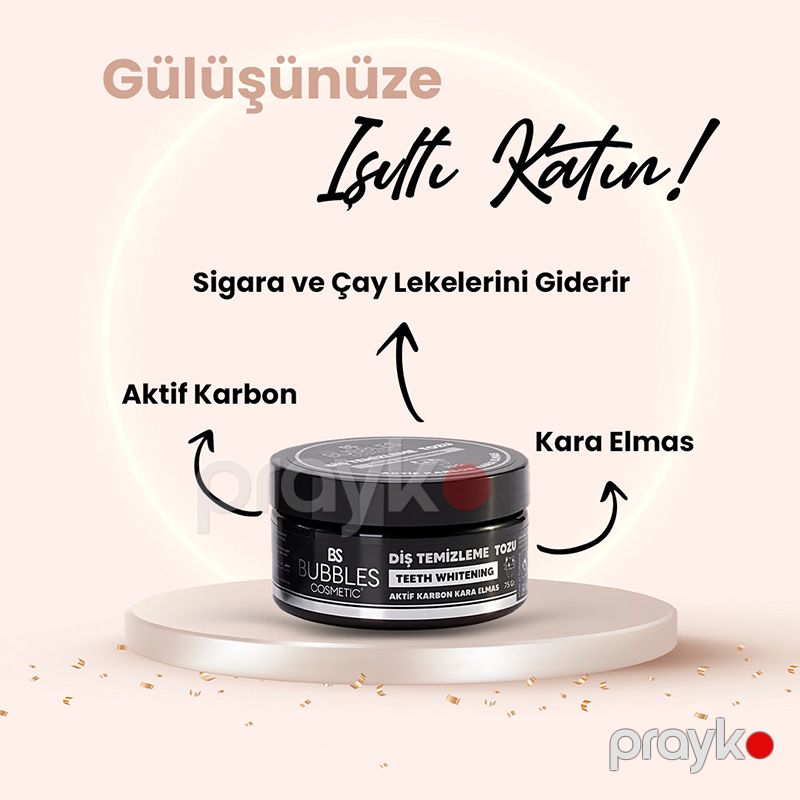 Bs Bubbles Cosmetic Diş Ağardıcı Toz Aktif Karbon Tərkibli Diş Təmizləyici Məcun Tozu Qara Rengli Diş Bəyazladıcı — Gözəllik və səhiyyə, Bakı (3)