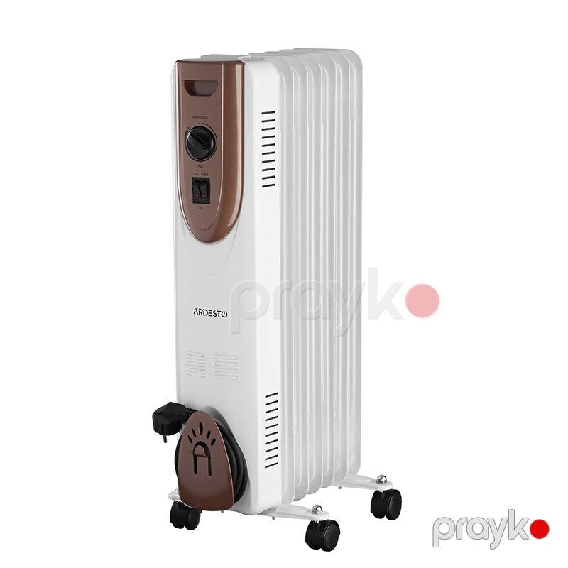 Yağ Radiatoru Ardesto OFH-07X1 Ataplena Dizaynında Müasir Döşəmə Qızdırıcısı 7 Bölməli Otaq İsidici Kumtel 1500W — Isıtıcılar və isı ventilatorları, Bakı (2)