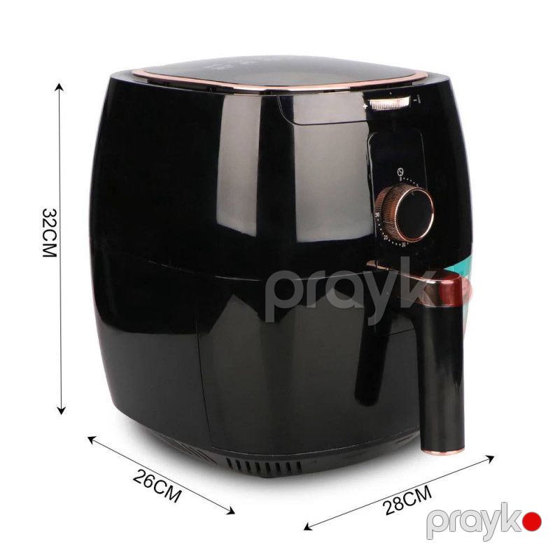 Professional RAF Elektrikli Fritöz 1300W Gücə Məxsus Dəyirmi Fritöz 7L Tənzimlənən Termostat Nəzarəti 220V — Digər mətbəx texnikası, Bakı (8)