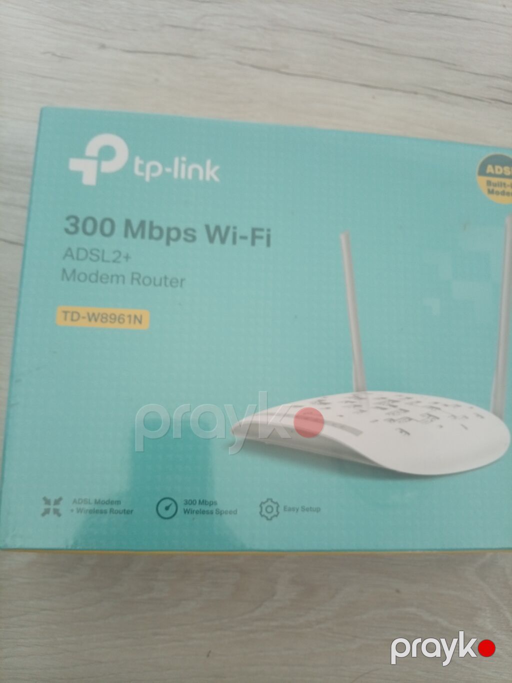 TP-Link TD-W8961N ADSL2+ Modem Router – 300 Mbps Wi‑Fi Xüsusiyyətlər — Şəbəkə və server avadanlığı, Digah (2)
