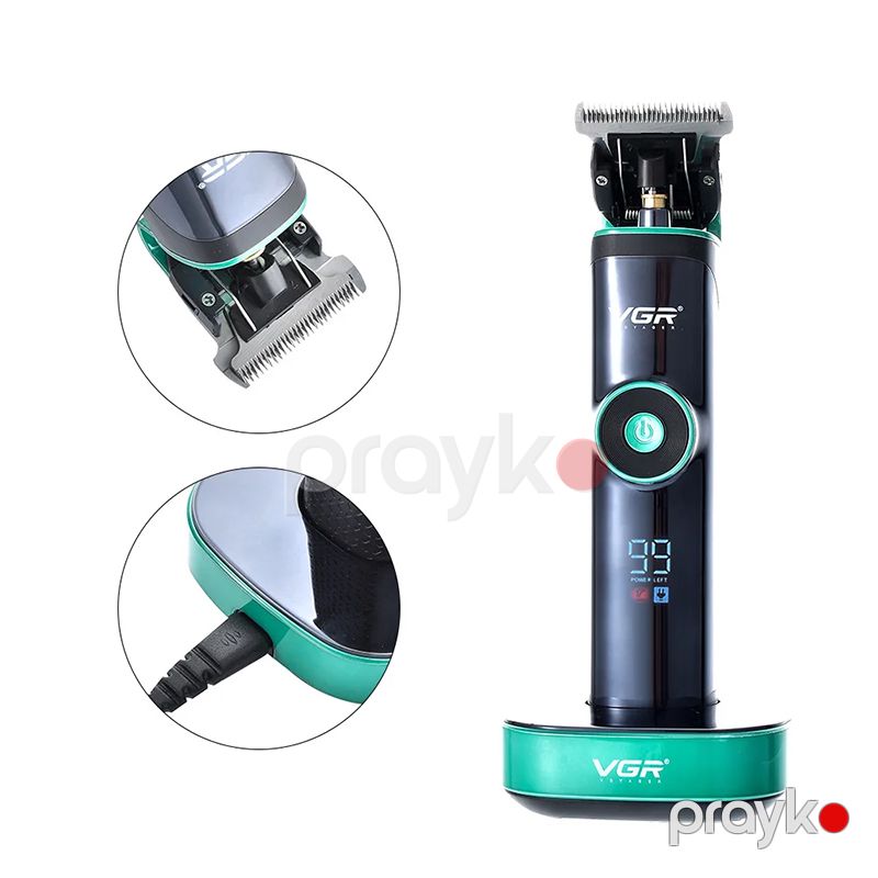 VGR V-671 Elektrikli Kişilər Üçün Trimmer Professional Saç Saqqal Təraş Maşını Ülgüc — Usturalar, trimmerler və epilyatorlar, Bakı (3)