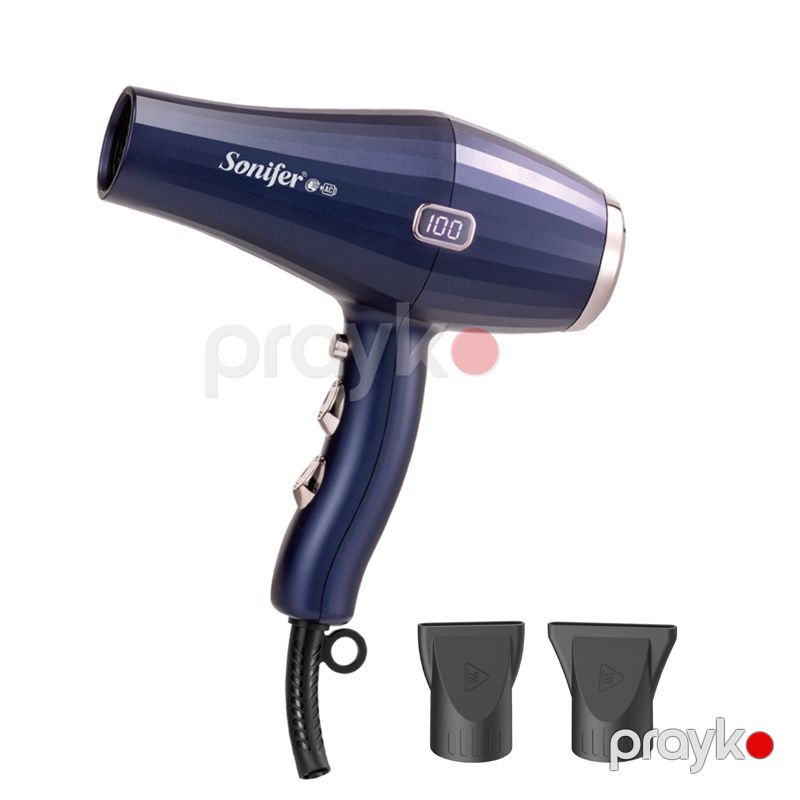 Sonifer SF-9634 - Hava Feni, Sürətli Elektrikli Güclü Saç Qurutma Maşını, 2000W Gücündə Yüksək Keyfiyyətli Hava Feni — Fən, Bakı (3)