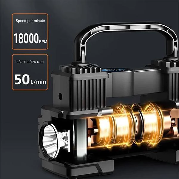 Avtomobil alışqanından çalışan porşenli kompressor — Mallar, Bakı (4)
