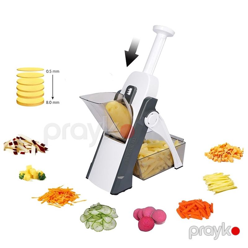 Çoxfunksiyalı Meyvə Tərəvəz Kəsici Mətbəx Sürtgəci Manual Tərəvəz Kəsici Çoxməqsədli Salat Kəsici Tərəvəz Doğrayan — Ev texnikası, Bakı (3)