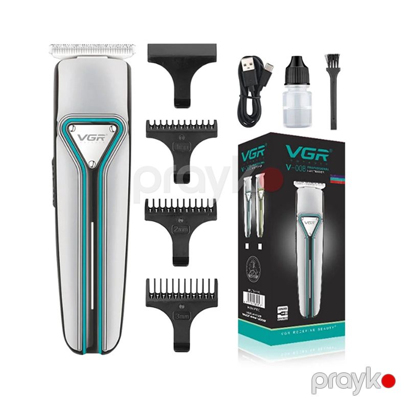 Yeni VGR Professional Saç Saqqal Boyun və Bədən Təraş Makası V-008 — Usturalar, trimmerler və epilyatorlar, Bakı (6)