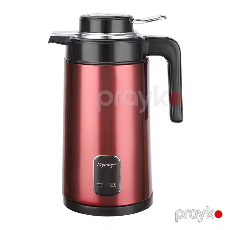 Mylongs MY-3066 Elektrikli Çaydan Paslanmayan Polad Çaydan Böyük Tutumlu 3L Termopot — Samovarlar, Bakı (2)