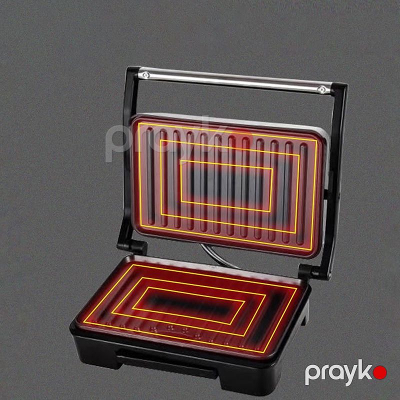 Sokany SK-223 Çoxfunksiyalı Elektrikli Toster Sandviç Biftek İzgaralar Hazırlayıcı Toster 850 W — Toster və vaflyasıcı, Bakı (4)