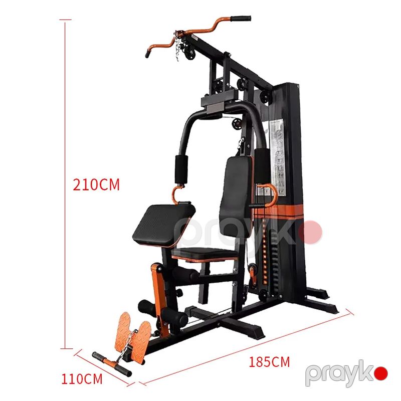 Kombinasiyalı Çoxfunksiyalı Fitnes Aləti İdman Zalı Ev Məşq İdmanı Üçün Bodibildinq Tək Oturacaqlı Fitnes Aləti — Fitness və simulyatorlar, Bakı (6)