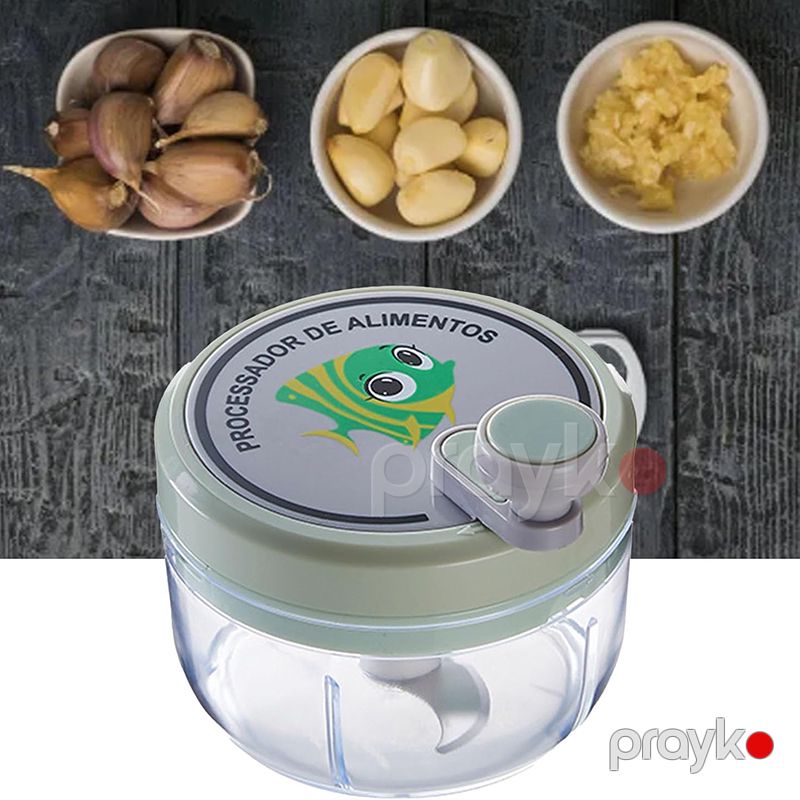 Manual Sarımsaq Əzici Çoxfunksiyalı Mini Doğrayıcı mini əl blenderi — Qablar və mətbəx əşyaları, Bakı (3)