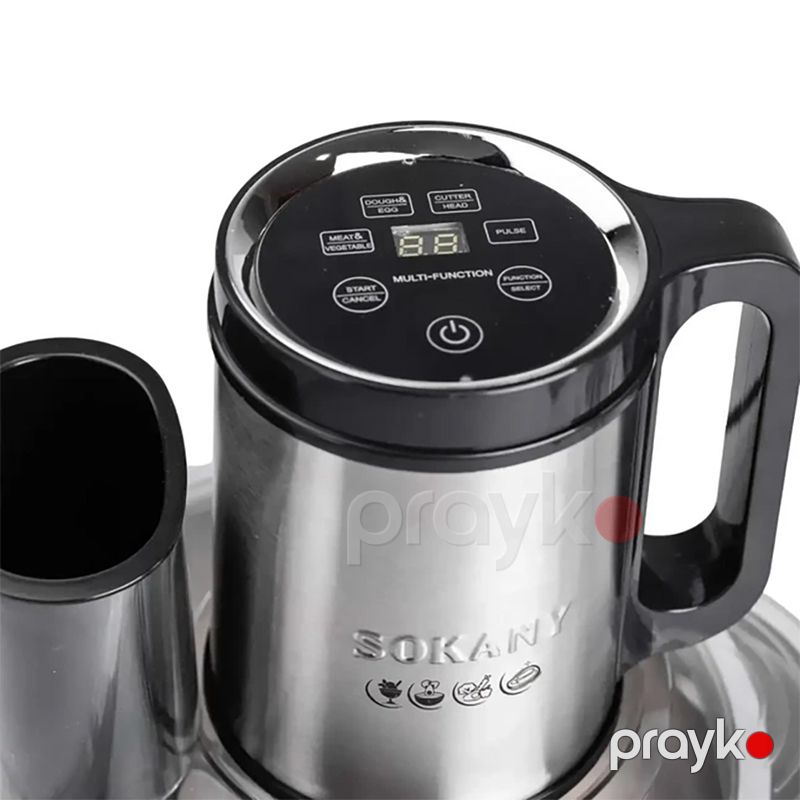 Sensor Ekrana Sahib Elektrik Doğrayıcı blender 6-da 1 Sokany SK-06036 5.5L paslanmaz Polad Doğrayıcı — Blenderlər, xırdalayanlar və mikserlər, Bakı (4)