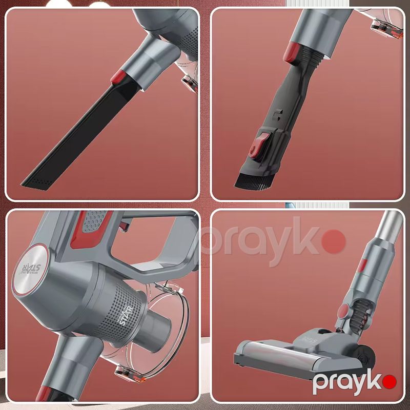 Wınnıngstar ST-5043 12KPA Tozsoran Daşına Bilən Uktra Yüngül Əl Tozsoranı Şauqili Kabelsiz Quru Akülü Elektrikli Süpürge — Tozsoran, Bakı (6)