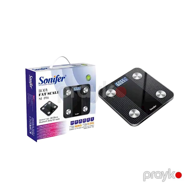 Sonifer SF-1916 - Elektron Döşəmə Tərəzisi, Maksimum 180 kq Tutum, Şüşə Platforma, Dəqiq Ölçmə — Tərəzi, Bakı (3)