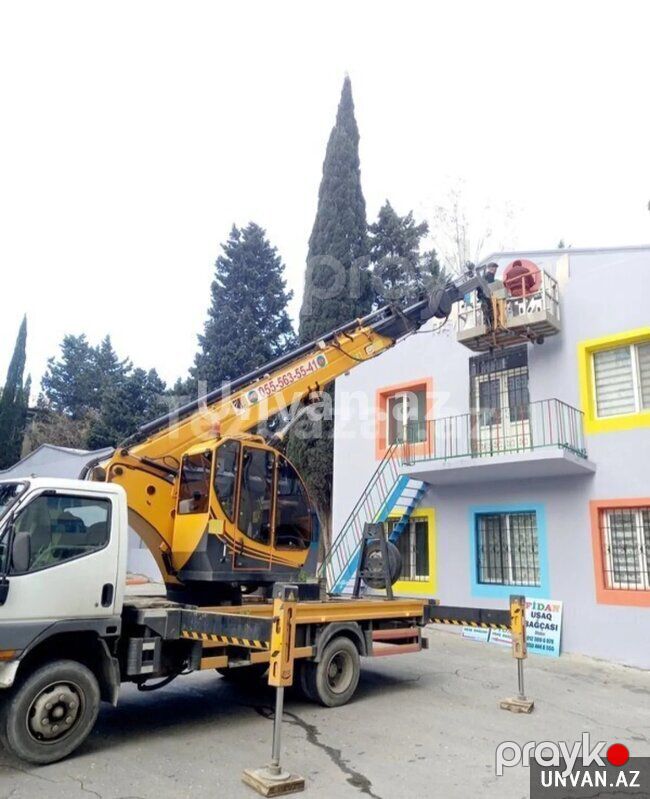 Qaldirici sebet yuk kranlarin icaresi — Mallar, Bakı (3)
