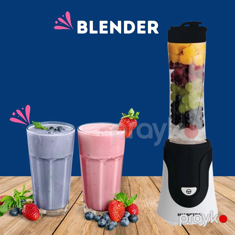 Hausberg HB-7676 Çoxfunksiyalı Elektrikli Blender Portativ Smoothie Blender 300W — Blenderlər, xırdalayanlar və mikserlər, Bakı (3)