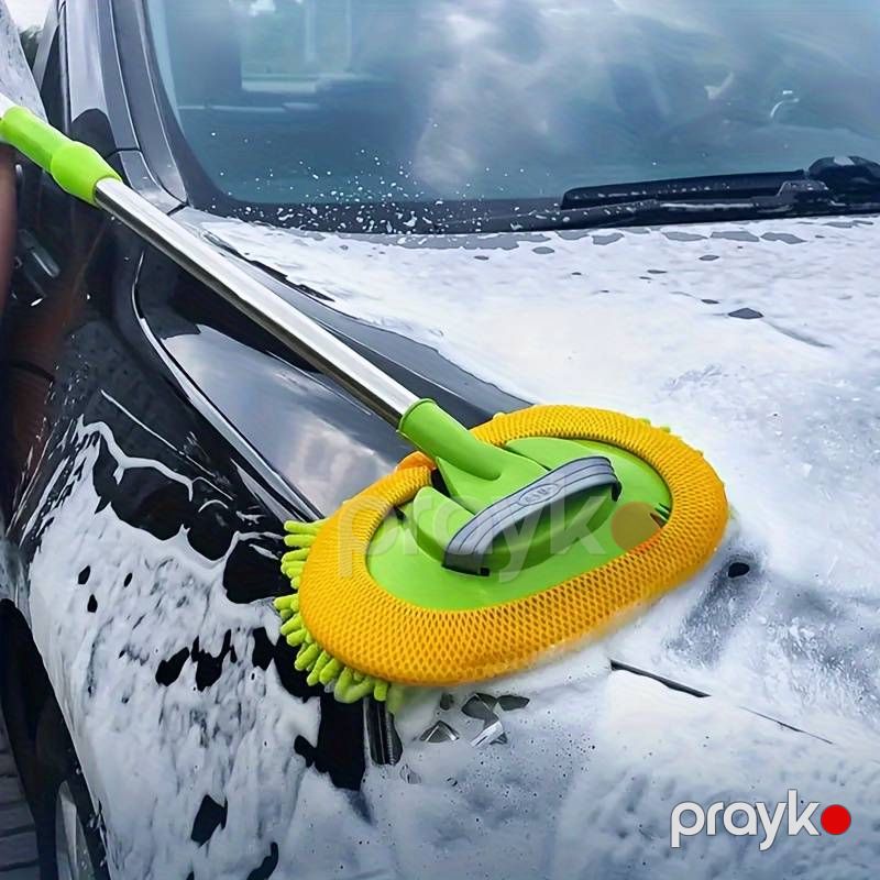2si 1 Arada Avtomobil Təmizləmə Fırçası 180° Fırlanan Mikrofiber Mop Yumuşaq Başlı Super Uducu Avtomobil Yuma Fırçası — Ehtiyat hissələri və aksesuarlar, Bakı (3)