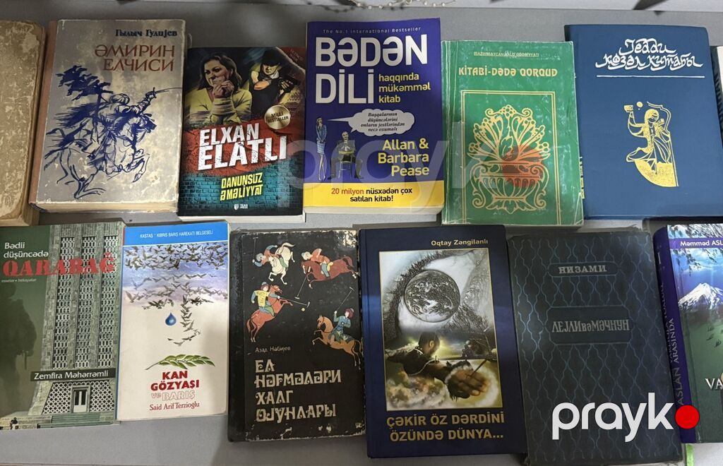 Müxtəlif janrlarda kitab toplusu Satışda azərbaycan, rus və türk — Kitablar, Bakı (3)