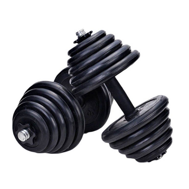 Qantel Dəsti 30kq Kauçuk Qantel Dəsti 2x 15kq — Fitness və simulyatorlar, Bakı (4)