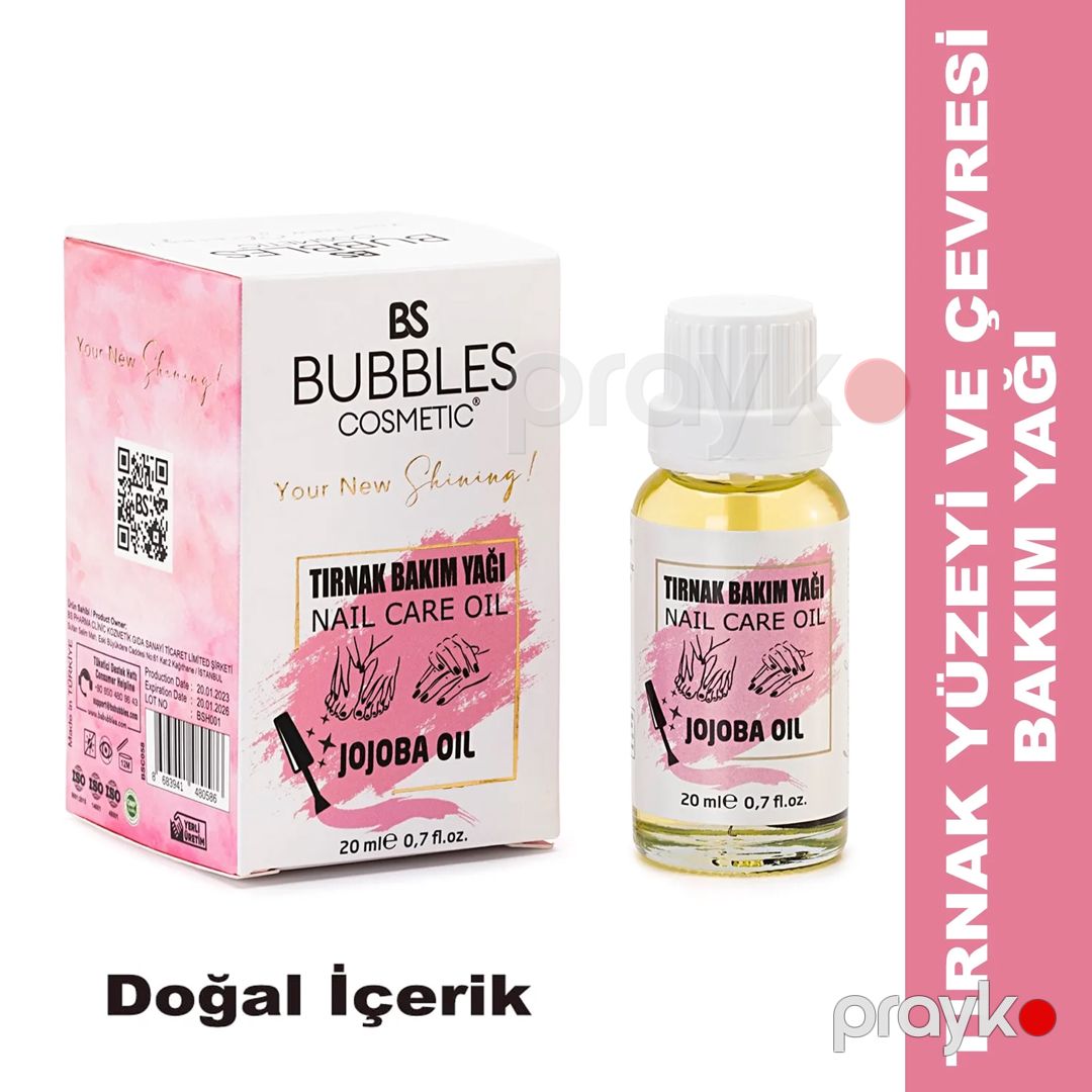 Bitki Mənşəli Dirnaq Baxim Yağı 20 ml Bs Bubbles Cosmetic Əl və Ayaq Dirnağı Üçün Manikur Baxım Yağı — Gözəllik və səhiyyə, Bakı (2)