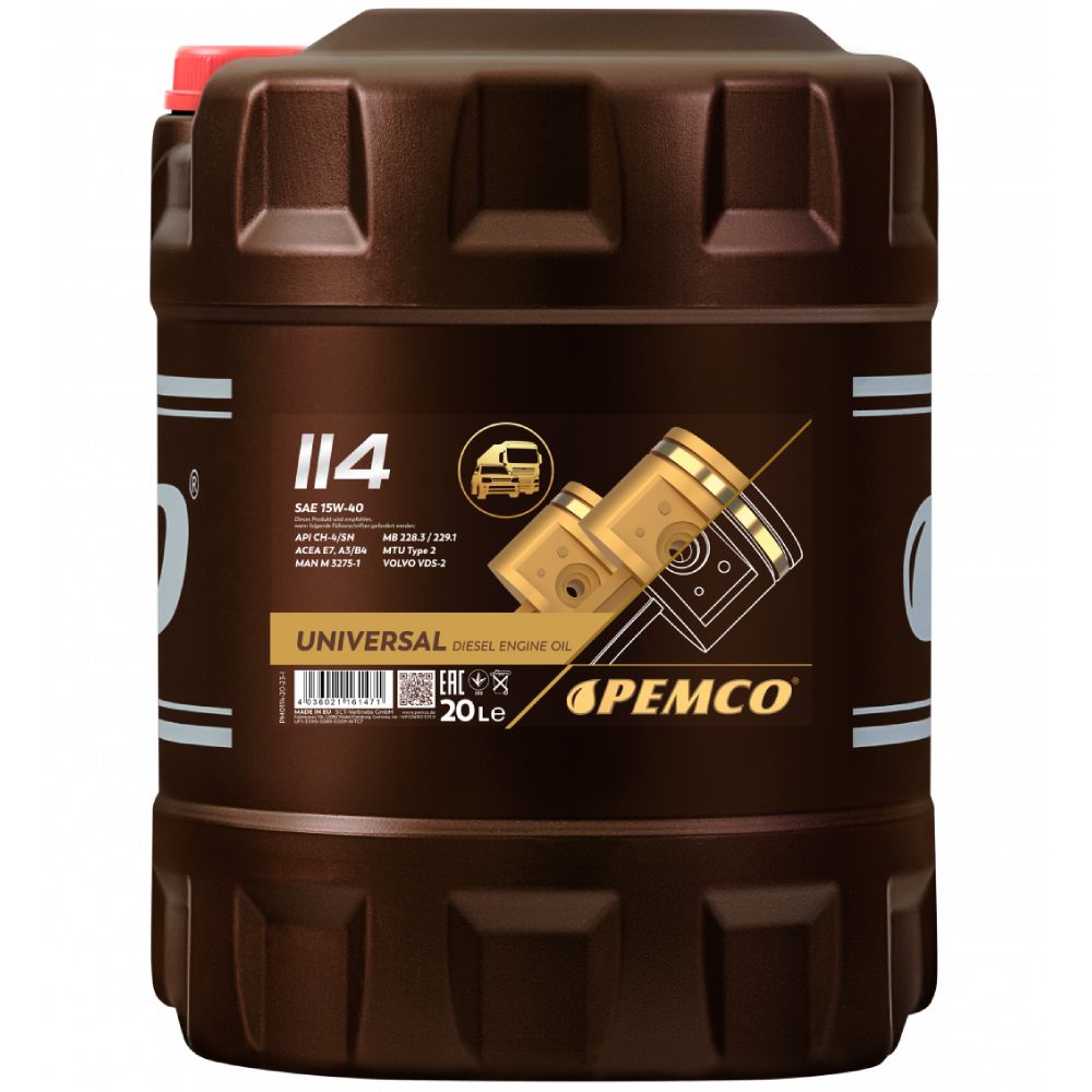 Mühərrik yağı Pemco iDrive 114 SAE 15W-40 20 lt — Motor yağları, Bakı