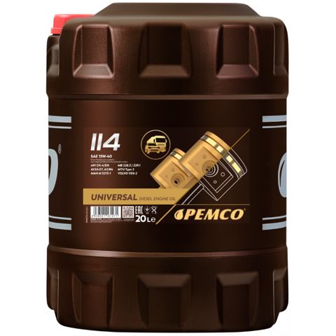 Mühərrik yağı Pemco iDrive 114 SAE 15W-40 20 lt — Bakı